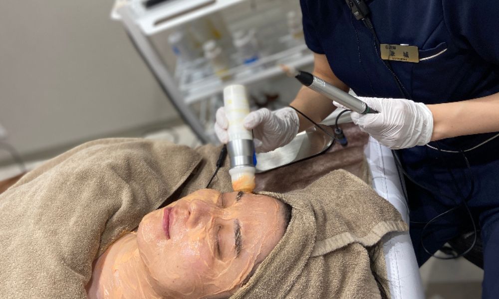 施術の様子