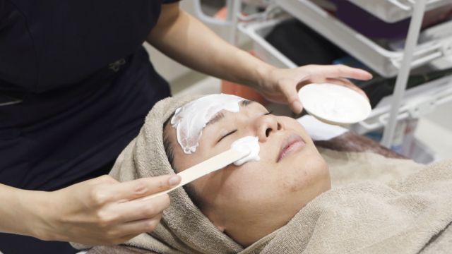 麻酔クリームの様子