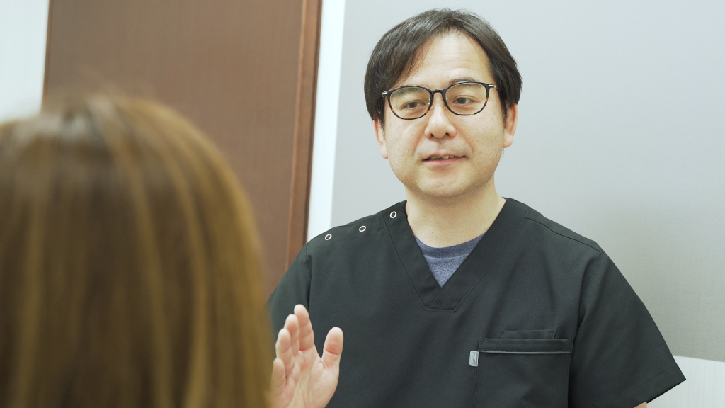 当院では一人ひとりに合わせた治療をご提案しています(里医師)