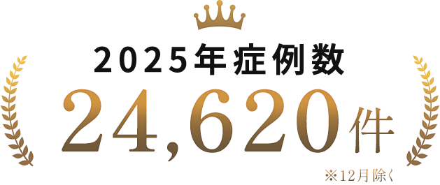 2025年症例数 24,620件