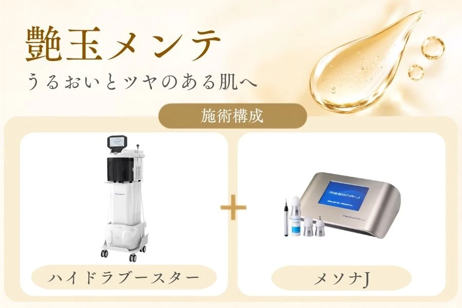 艶玉メンテのメニュー内容