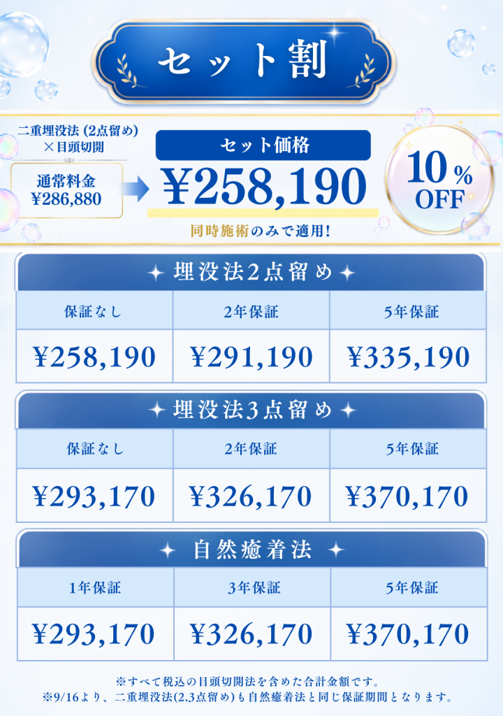 セット割料金表
